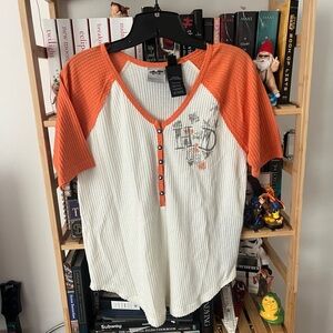 Harley Davidson Women’s Henley T Shirt Size Medium